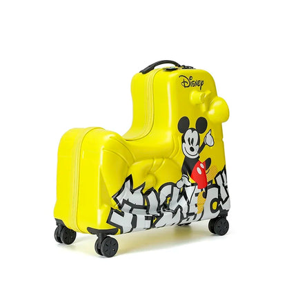 Disney Kinderkoffer – Mickey & Minnie Reisetasche mit Rollen und Zahlenschloss