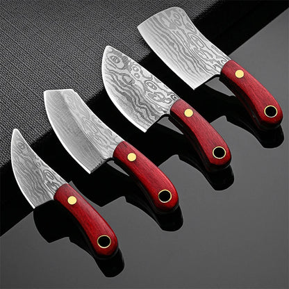 DAGGERA | Verschiedene Mini Messer für Schlüsselanhänger mit klassischem Holzgriff