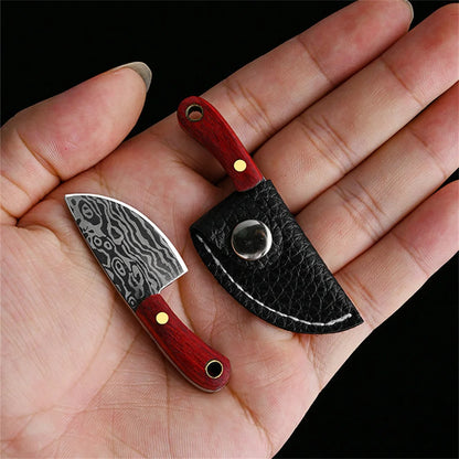 DAGGERA | Verschiedene Mini Messer für Schlüsselanhänger mit klassischem Holzgriff