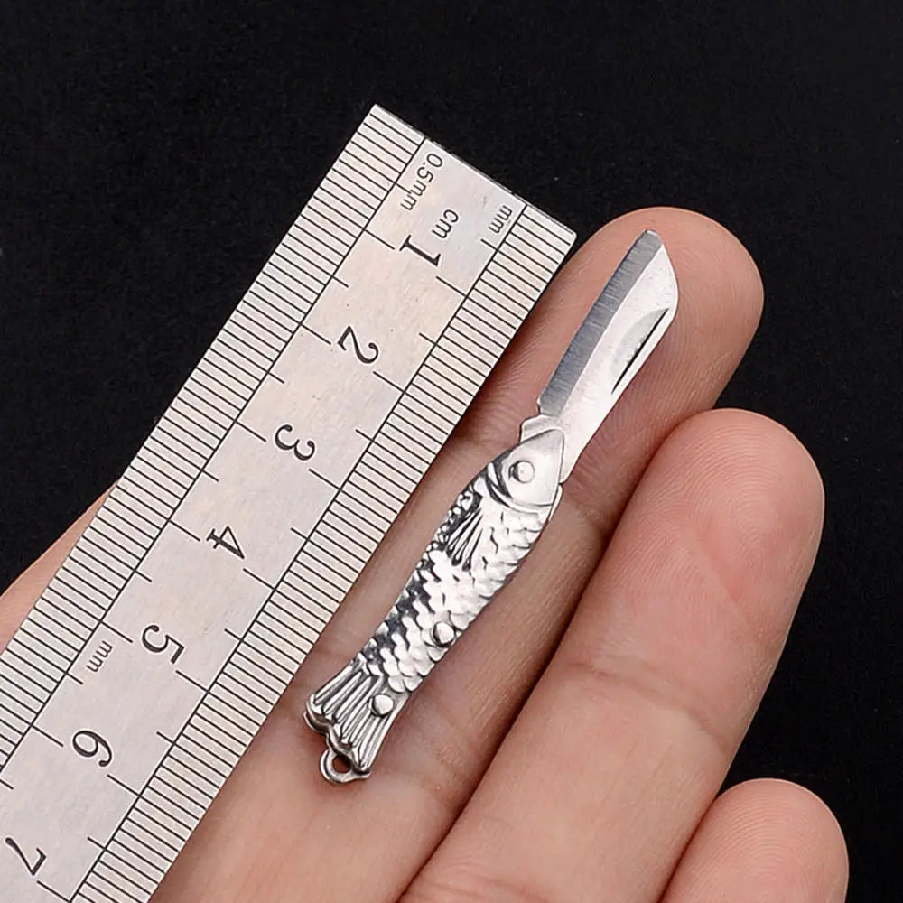 OASIS | Verschiedene Mini Messer edel vergoldet und praktisch klein für den Schlüsselanhänger