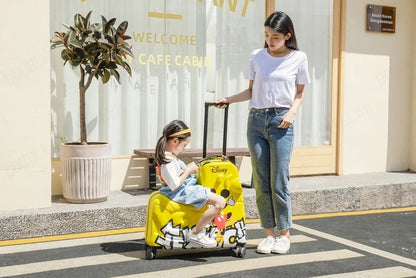Disney Kinderkoffer – Mickey & Minnie Reisetasche mit Rollen und Zahlenschloss